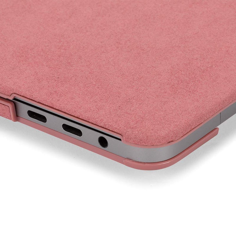 Incase Textured Hardshell NanoSuede - MacBook Pro 13 inch Case - 2020, 2019, 2018, 2017, 2016, M1 - MacBook Case, Laptop Cover, Protective Hard Shell, Scratch Resistant, Lightweight - Dark Pink - Image 3